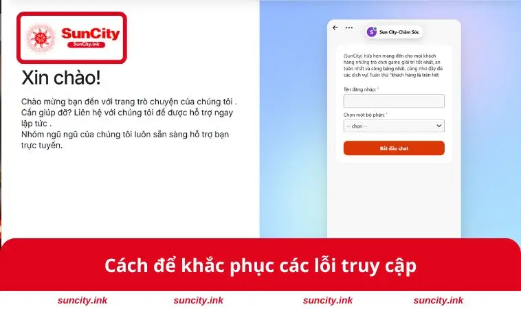 Cách để khắc phục các lỗi truy cập