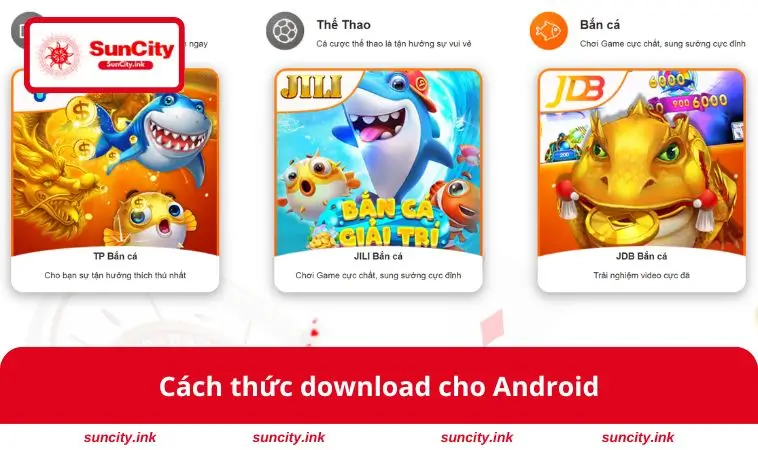 Cách thức download cho Android