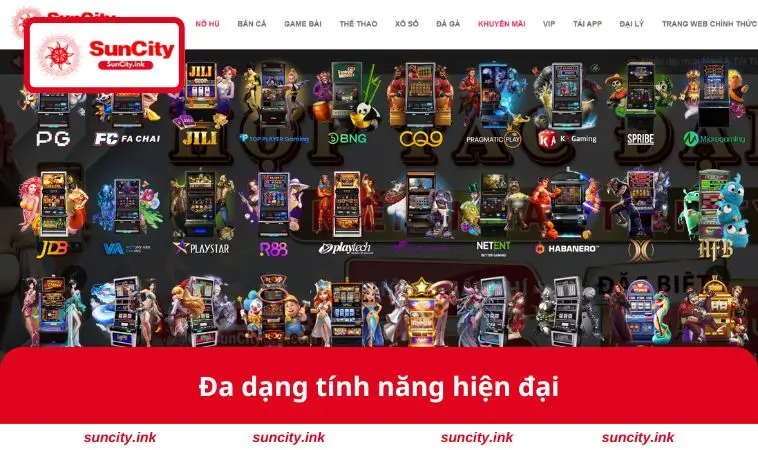 Đa dạng tính năng hiện đại