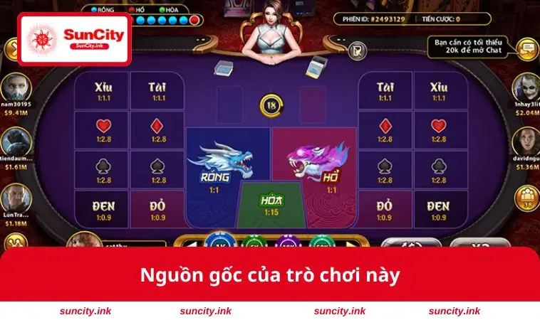 Nguồn gốc của trò chơi này