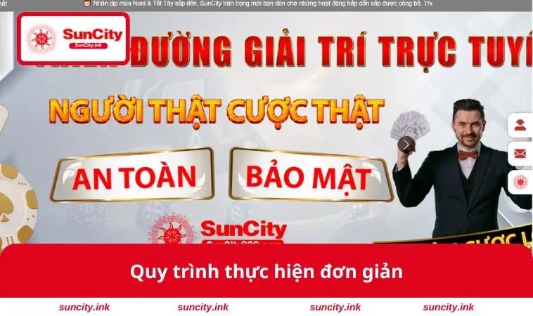 Quy trình thực hiện đơn giản