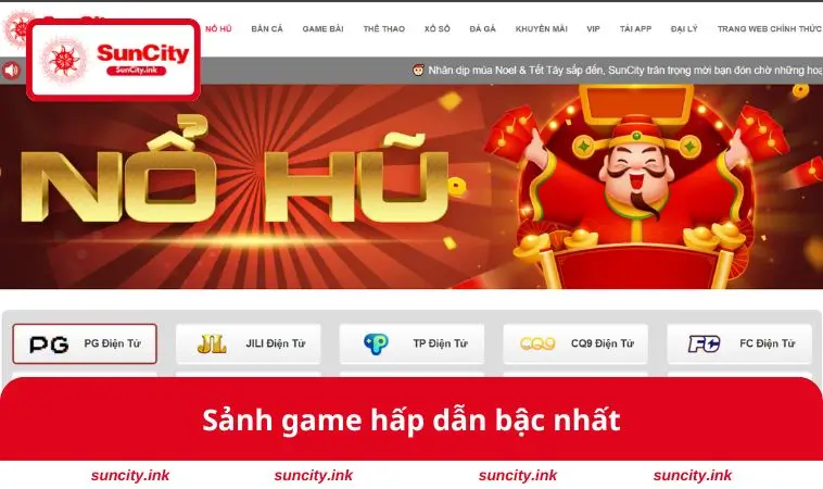 Sảnh game hấp dẫn bậc nhất
