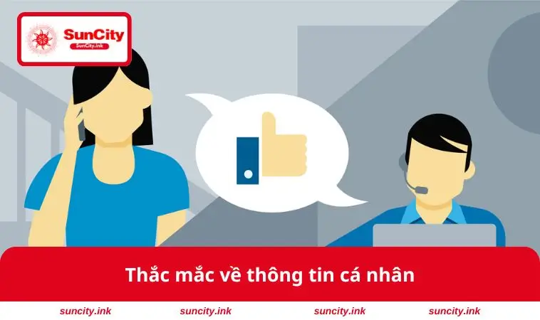 Thắc mắc về thông tin cá nhân
