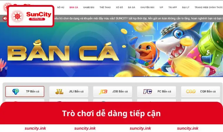 Trò chơi dễ dàng tiếp cận